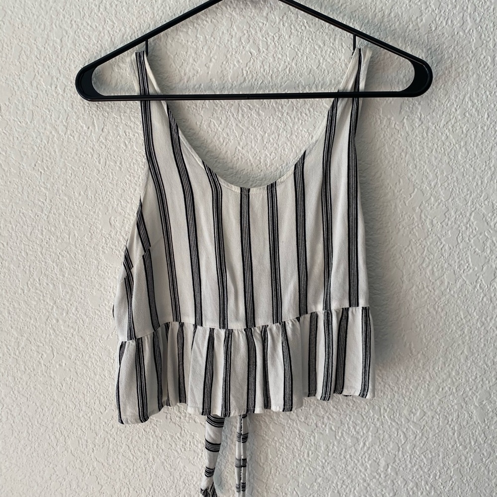 LA Hearts tie-back tank